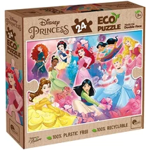Disney hercegnők a csapat 2 az 1-ben 24 db-os Eco maxi puzzle és színező 70×50 cm – Lisciani