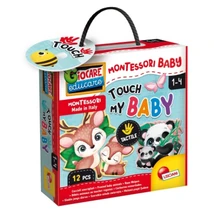 Montessori Baby Touch állatok logikai puzzle - Lisciani