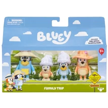 Bluey: Családi utazás 4 db-os figura szett