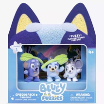 Bluey Fuzzies 3db-os szett - Camping