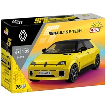 COBI: Renault 5 E-Tech sárga autó építőjáték (24673)