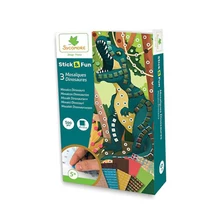 Stick'N Fun mozaikkép készítő készlet – Dinoszauruszok
