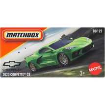 Matchbox: Papírdobozos 2020 Chevrolet Corvette C8 kisautó 1/64 – Mattel