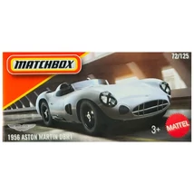 Matchbox: 1956 Aston Martin DBR1 szürke papírdobozos kisautó 1/64 – Mattel