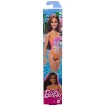 Barbie Beach baba színes, virágos mintás fürdőruhában – Mattel