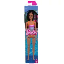 Barbie Beach baba lila színű, mintás fürdőruhában – Mattel