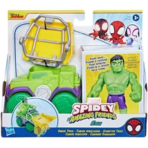 Pókember: Póki és csodálatos barátai – Hulk akciófigura járművel – Hasbro