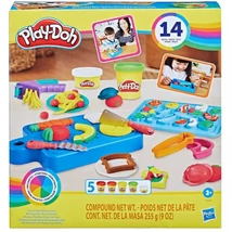 Play-Doh: Little Chef gyurmaszett 5 tégely gyurmával és kiegészítőkkel 255g – Hasbro