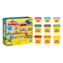 Play-Doh: 9 tégely gyurma élénk színekben 425g - Hasbro