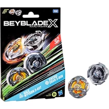 Beyblade X: Dupla csomag – Gale Wyvern 3–60T &amp; Sword Dran 3–80B pörgettyű – Hasbro