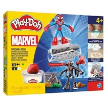 Play-Doh: Marvel Pókember Launch & Slice harci játékszett – Hasbro