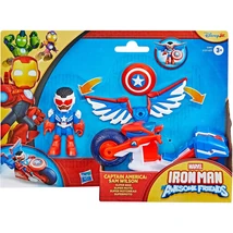 Marvel Vasember és csodálatos barátai - Amerika kapitánya és Super Bike járműve - Hasbro