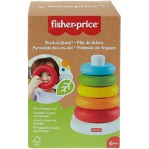 Fisher-Price: ECO Színes gyűrűpiramis bébijáték – Mattel
