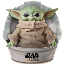 Star Wars Mandalorian Baby Yoda plüss figura 28 cm – Mattel