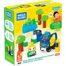 Fisher-Price: Green Town buszmegálló töltőállomással építőjáték – Mega Bloks