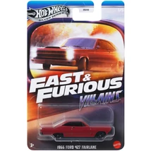 Hot Wheels: Halálos iramban 1966 Ford 427 Fairlane kisautó 1/64 – Mattel