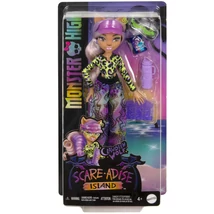 Monster High: Scare-adise Island – Clawdeen Wolf baba kiegészítőkkel – Mattel