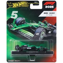 Hot Wheels Premium: KICK Sauber F1 Team #5 Formula 1 kisautó 1/64 – Mattel