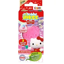 Craze Inkee: Vegán fürdő bomba formák – Hello Kitty vattacukor aromával 3 db-os
