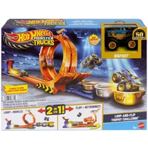Hot Wheels Monster Trucks: 50. évfordulós Bigfoot hurokpálya – Mattel