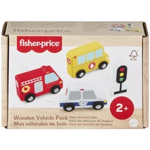 Fisher-Price: Wood fa kisautó szett – Mattel