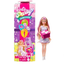 Barbie: Party Reveal meglepetés baba Francia buldog kutyussal – Mattel