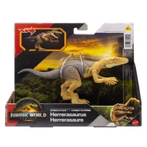 Jurassic World: Újjászületés Strike Attack Herrerasaurus támadó dinoszaurusz figura – Mattel