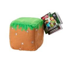 Minecraft Blocks plüss figura - Grass Block figura - Mattel