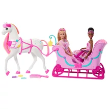 Barbie Diótörő - Havas Szán Készlet Paripával - Mattel