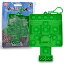 Minecraft Bubblers Mini Pop-it meglepetés kulcstartó 1 db