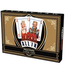 Korda All-In Deluxe francia dupla kártyapakli (2×52 lap + 6 Joker)