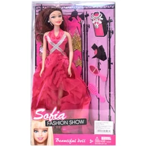 Sofia Fashion Show Utazó baba extra ruhával és bőrönddel 2 változatban