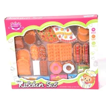 Finomságok műanyag játékszett