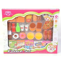 Játék élelmiszer szett édességgekkel