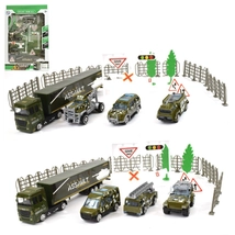 Katonai járművek kiegészítőkkel kétféle változatban