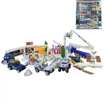 Űr játékszett műholddal, járművekkel és kiegészítőkkel