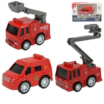 Alloy Car tűzoltó járművek 6 cm többféle változatban