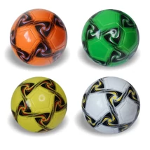 Műbőr focilabda ötszög mintával többféle színben 23 cm 1 db