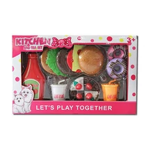 Hamburgeres szett édességekkel