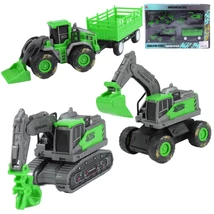 Három darabos munkagép szett többféle változatban