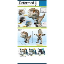 Átalakuló harcos dinó többféle változatban