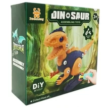 DIY Velociraptor csavarozható dinoszaurusz figura
