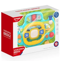 Happy World: Multifunkciós kormánykerék fény és hang effektekkel 23×17,5 cm