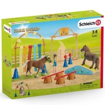 Schleich: Farm World – Póni ügyességi edzés szett (42481)