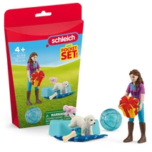 Schleich: Születésnapi buli Lizával és kutyusával játékszett (42744)