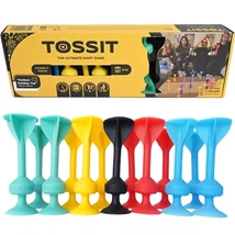 Tossit Family Pack – Piros, Türkiz, Kék, Sárga tapadókorongos darts társasjáték
