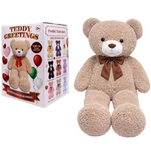 Teddy Greetings: Oat Cheer plüss maci fehér ajándékdobozban 120cm