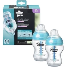 Tommee Tippee: Advanced ANTI-COLIC türkiz cumisüveg 2 db-os szett 260 ml (0 hó+)