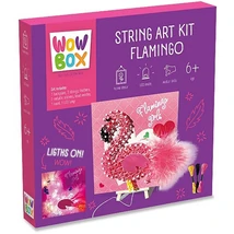 WowBox: Led Fény Fonalkép - Flamingó