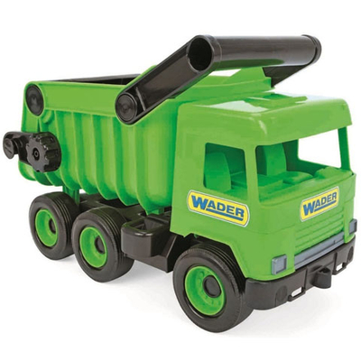 Middle Truck: Billentős dömper 43cm zöld